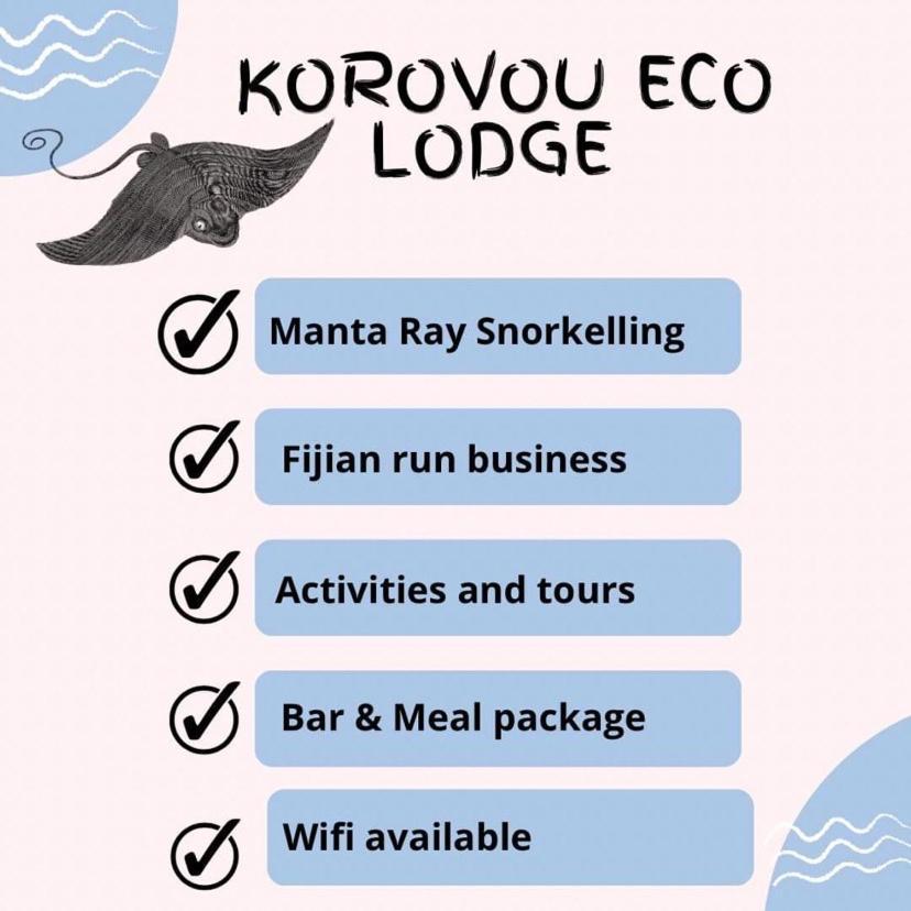 Korovou Eco Lodge Naviti Island Екстериор снимка